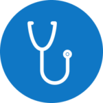 stethoscope White stethoscope icon